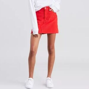 Levi’s Premium Deconstructed Corduroy Mini Skirt